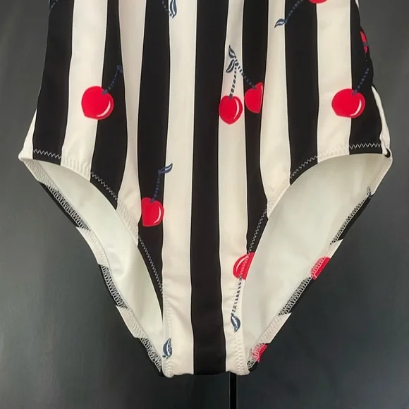 Solid & Striped Swimsuit - Picture 3 of 6